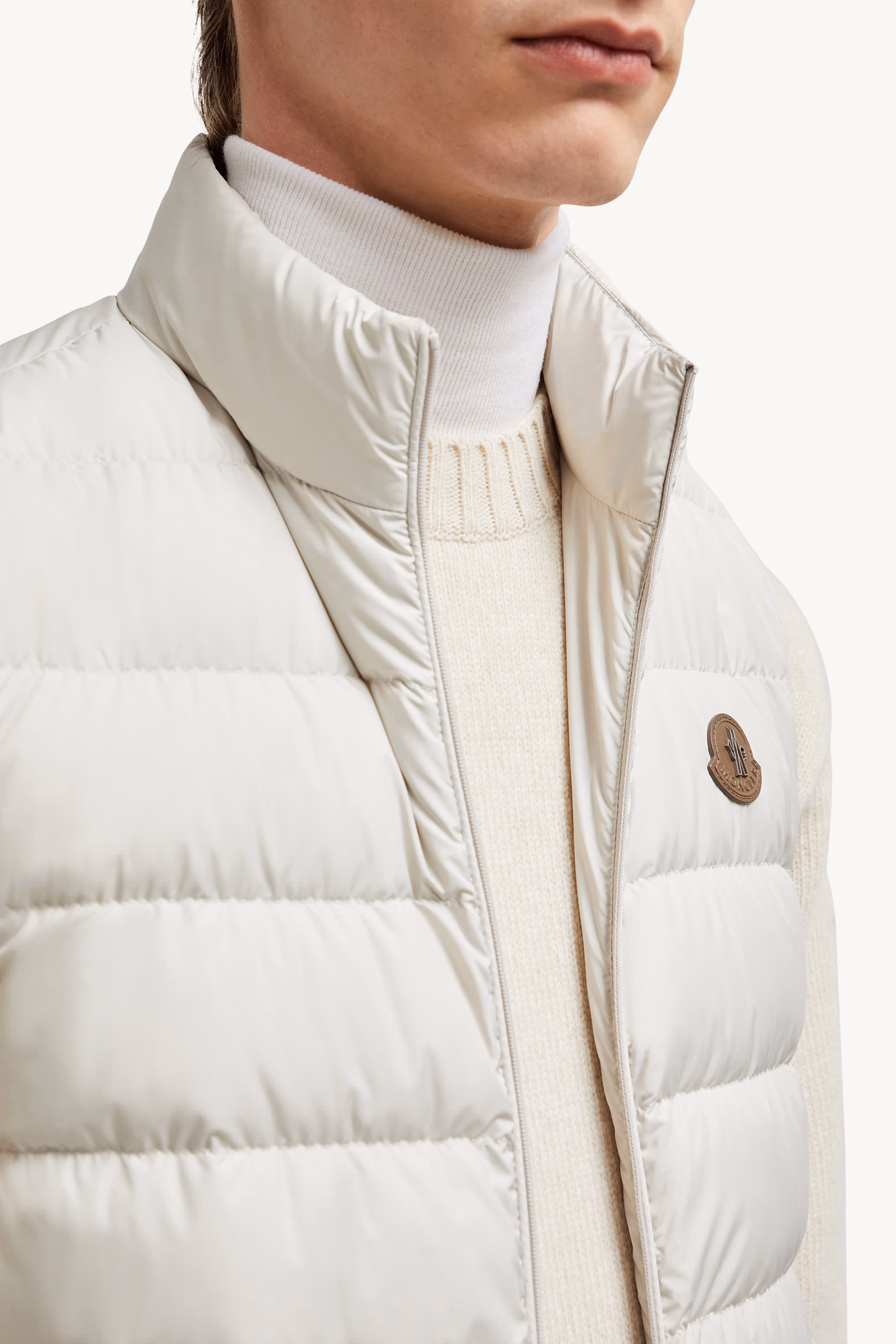 Treompan Down Vest Men Off White Moncler 6